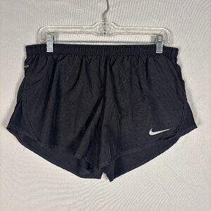 Nike Dri-FIT Women’s Tempo Mid Rise Running Shorts Black Athliesure Gym Training